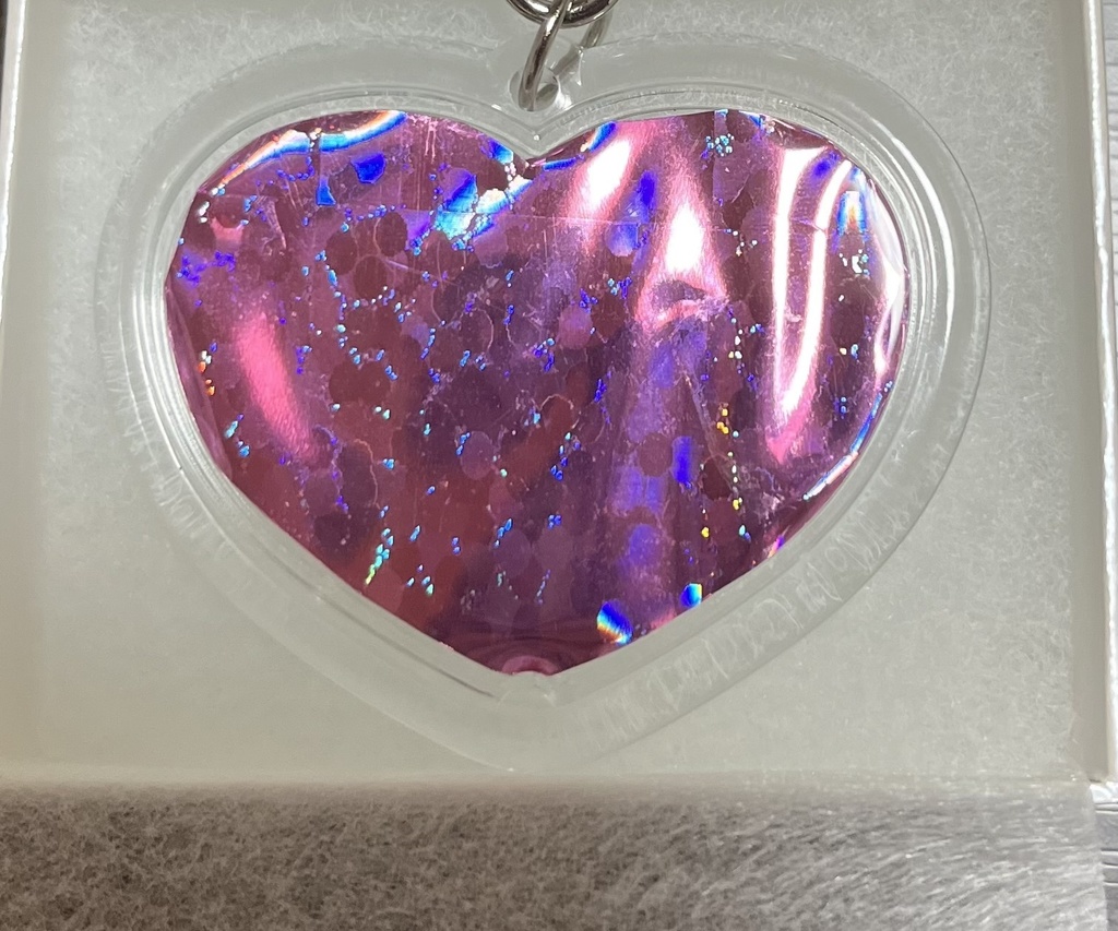 白龍のキラキラアートインキーホルダー