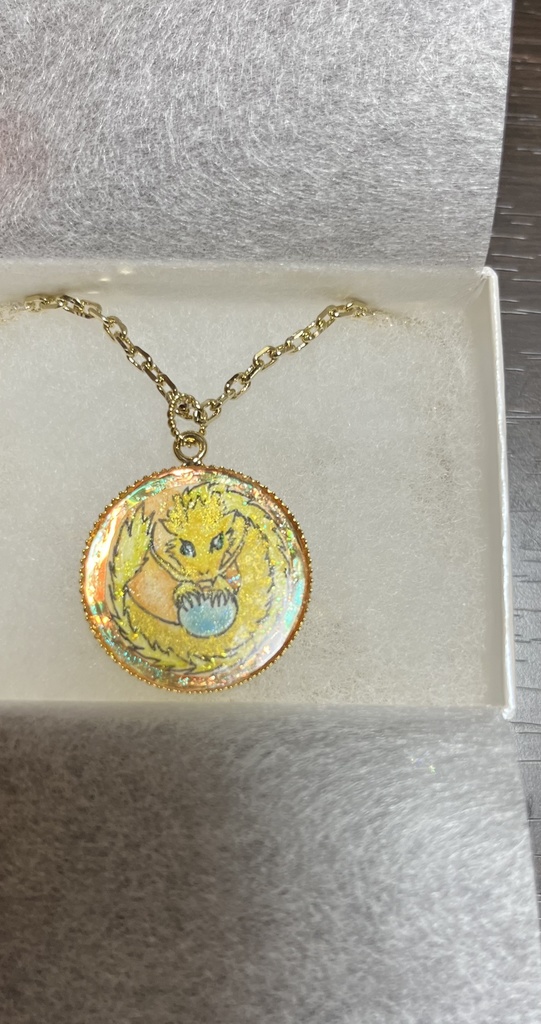 キラキラ金龍のゴールドネックレス