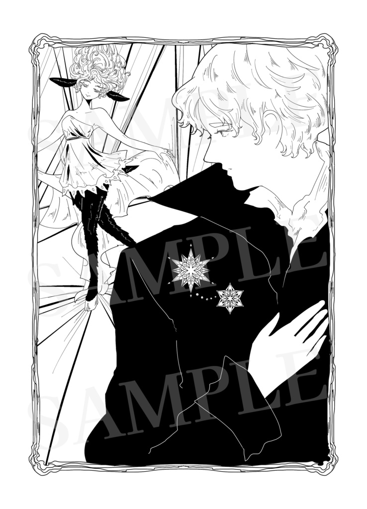 おとぎ話セット 海嶌あありすけ 海嶌童話集 Ichigoya 絵本「薔薇の男と月の話」