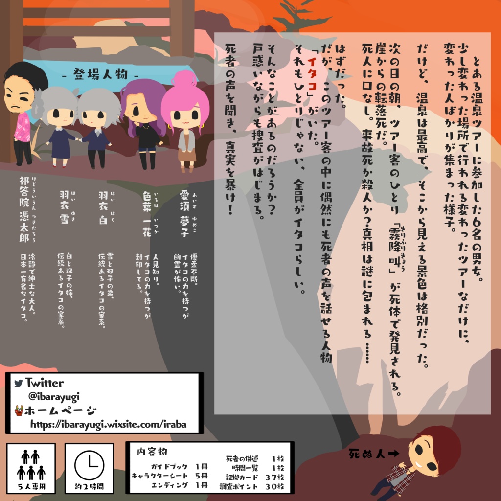 マーダーミステリー「死者の供述」オンライン版