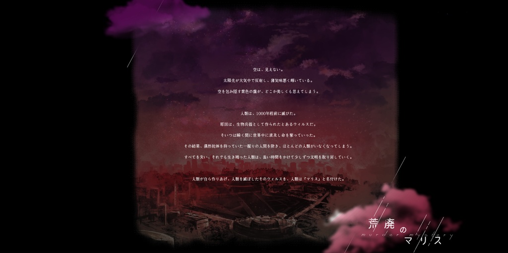 【オンライン】マーダーミステリー「荒廃のマリス」