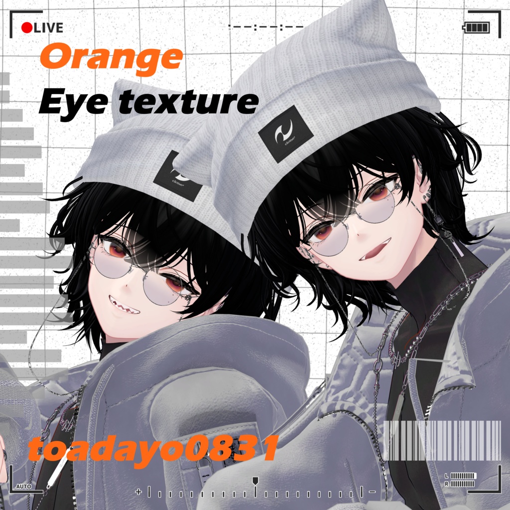 狛乃専用 Eye&Eyelash  Texture 25colors