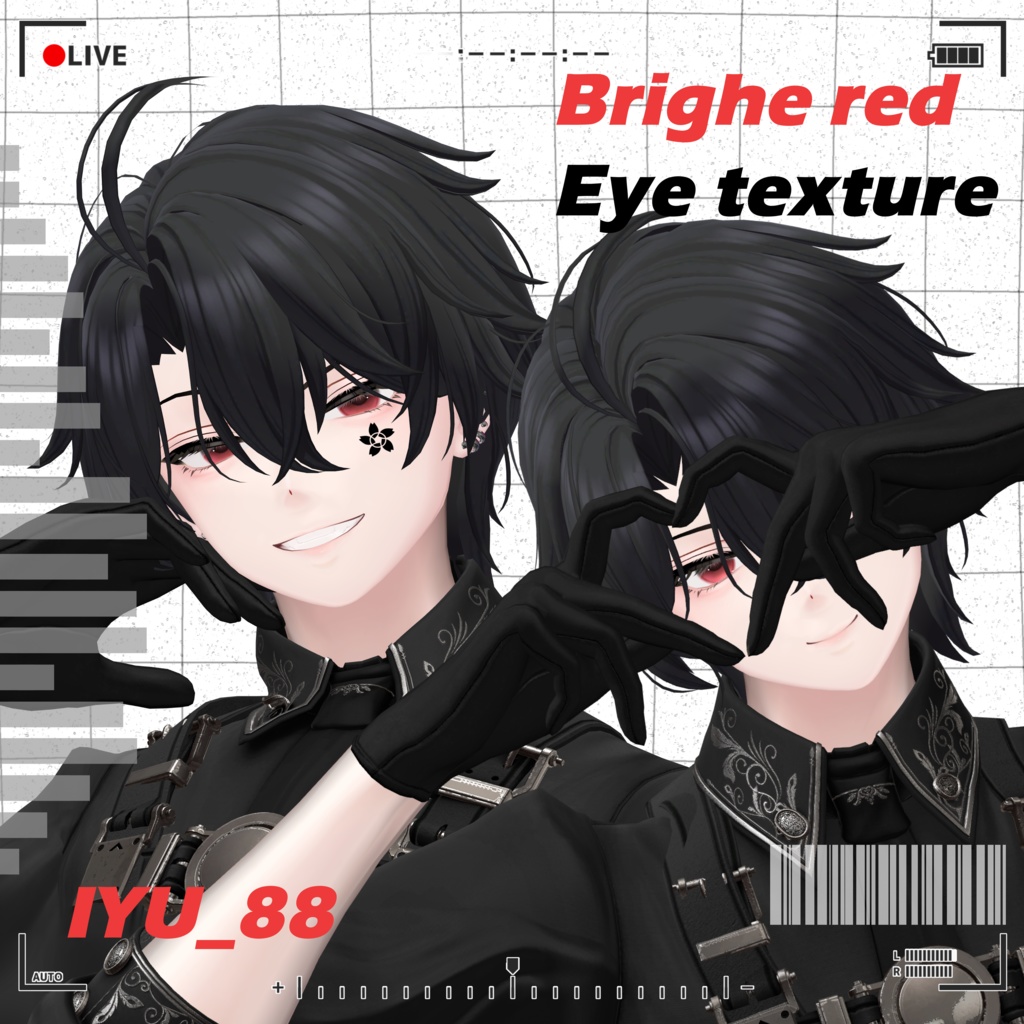 狛乃専用 Eye&Eyelash  Texture 25colors