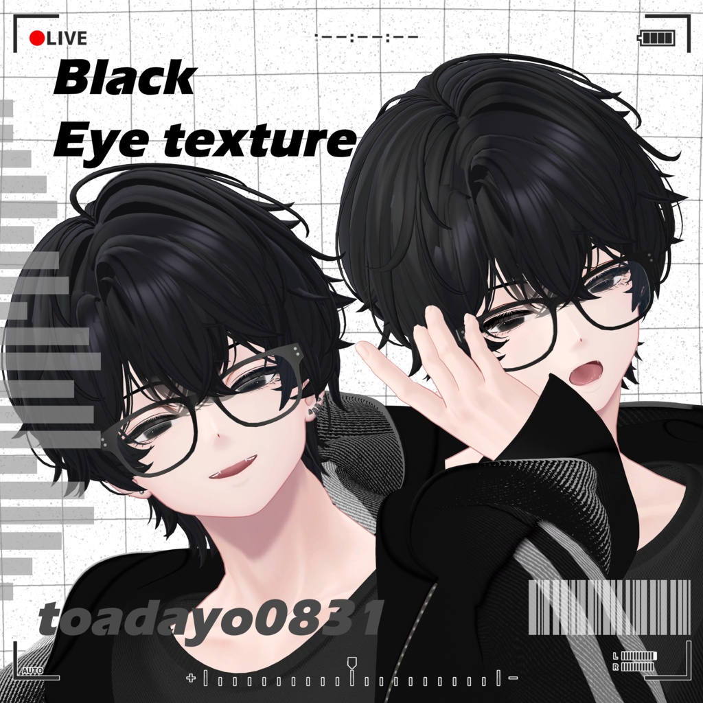 狛乃専用 Eye&Eyelash  Texture 25colors