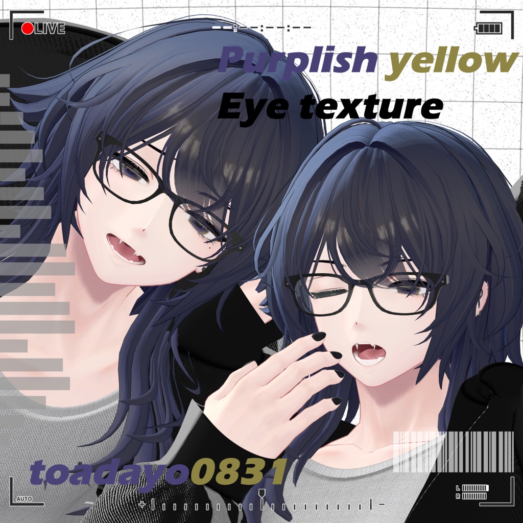 狛乃専用 Eye&Eyelash  Texture 25colors