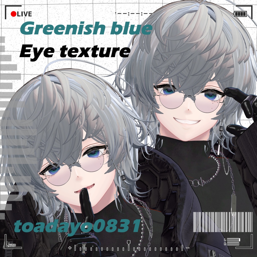狛乃専用 Eye&Eyelash  Texture 25colors