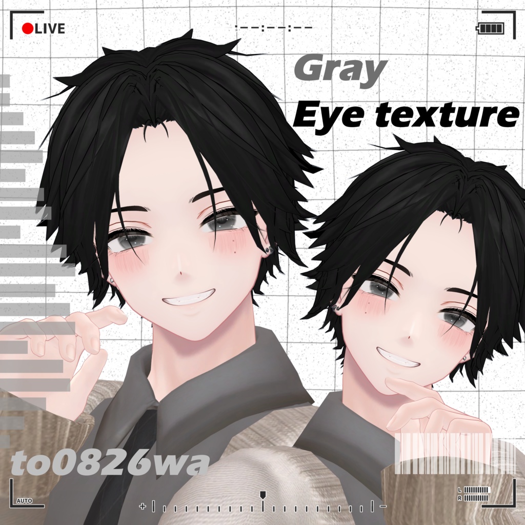 狛乃専用 Eye&Eyelash  Texture 25colors