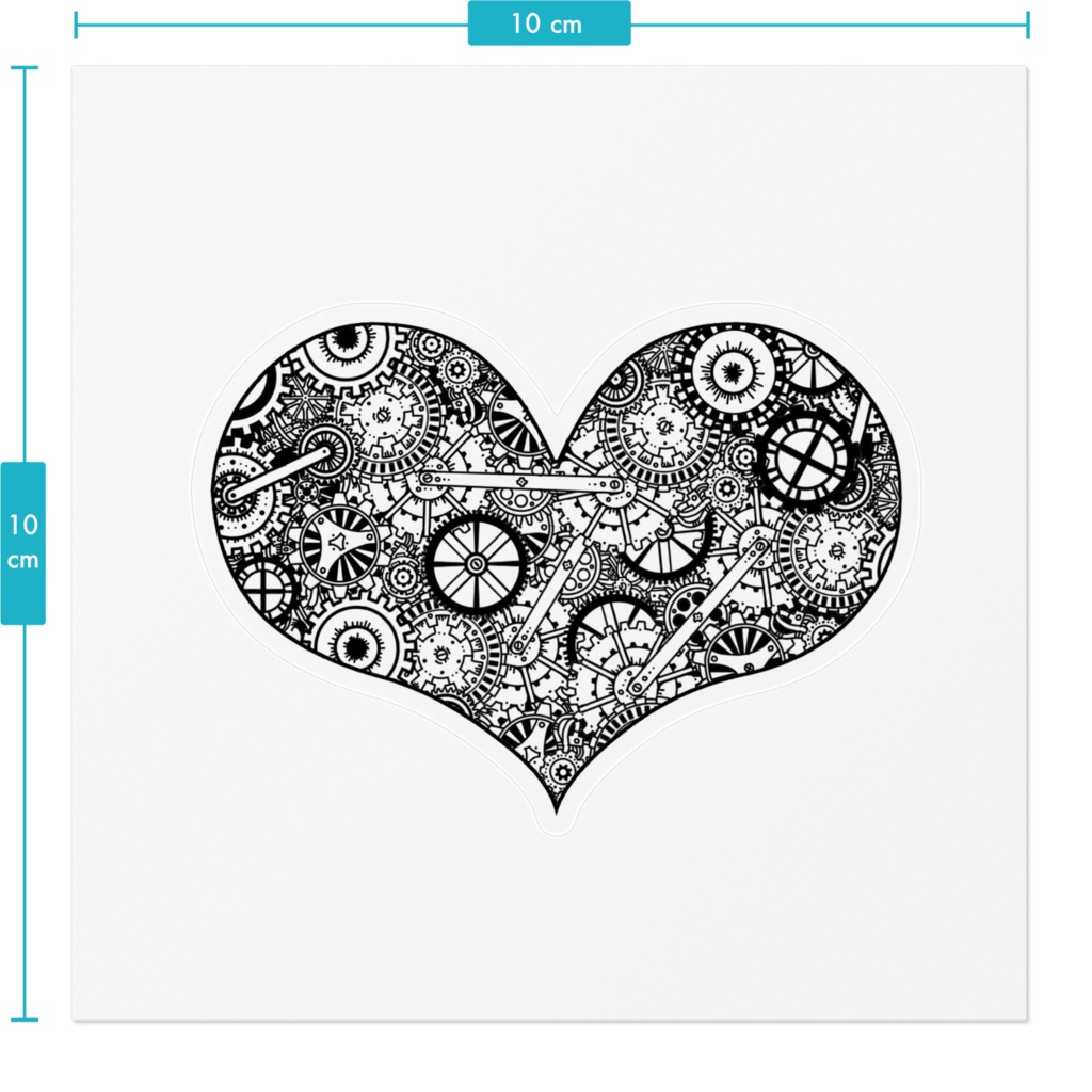くおれまっきなクリアステッカー