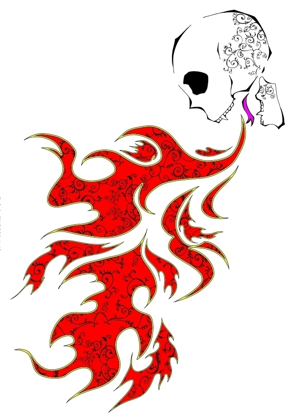 愛を吐くTシャツ 黒