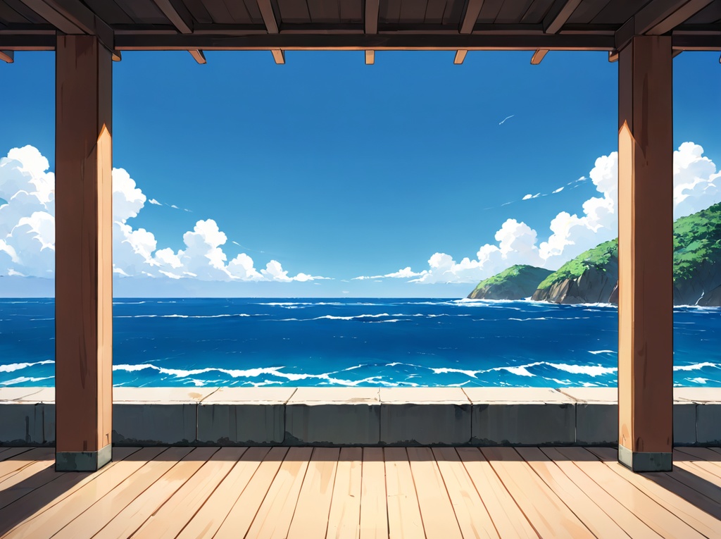 【AI背景15】海朝×5枚