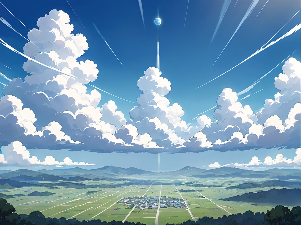 【AI背景20】空朝×5枚