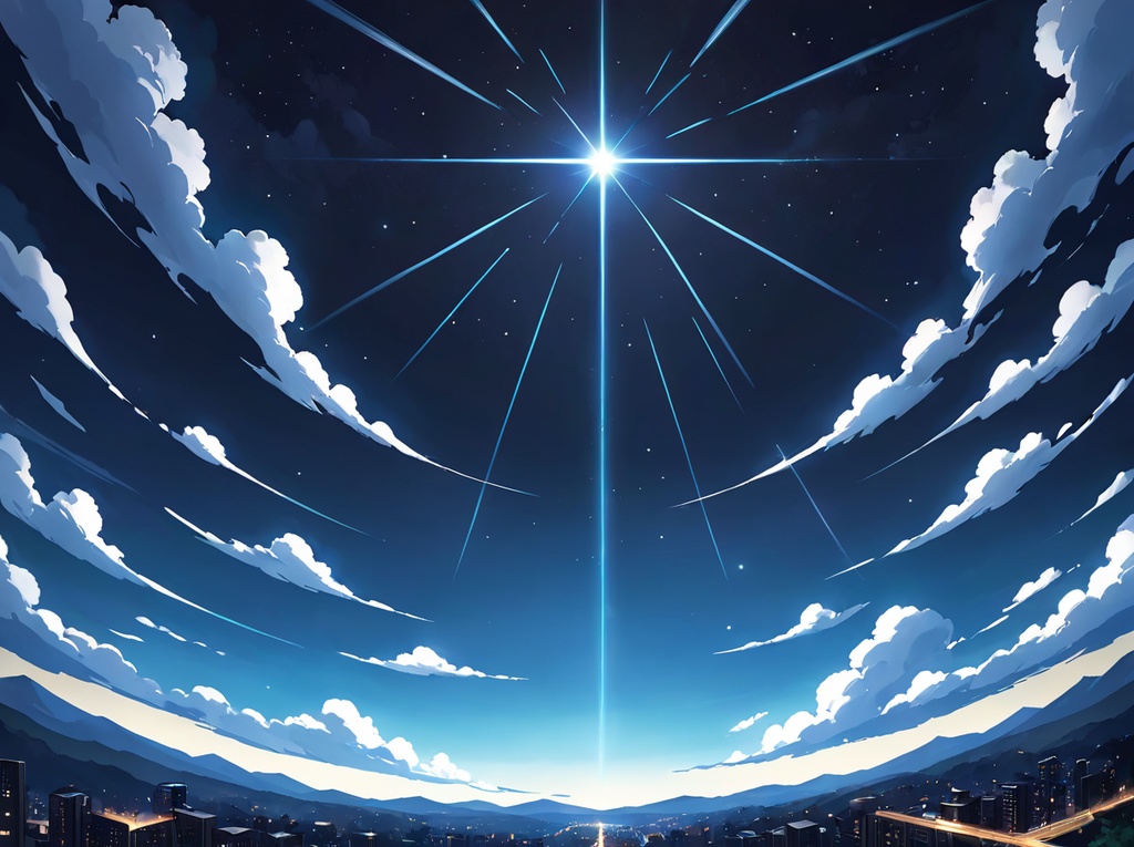 【AI背景21】空夜×5枚