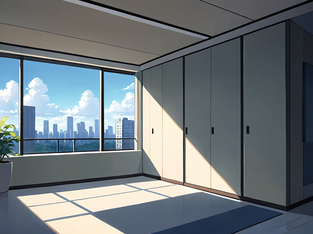【AI背景41】マンション室内×5枚