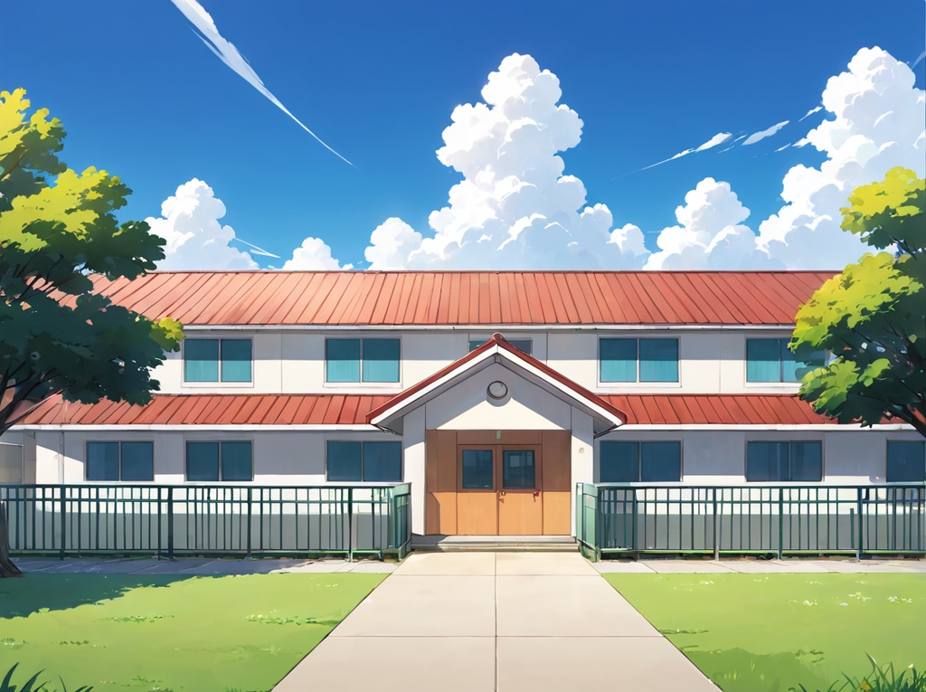 【AI背景49】幼稚園×4枚
