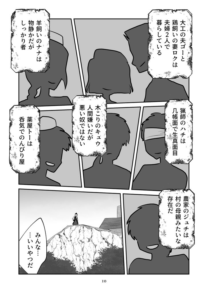 【人狼ゲームブック風漫画】染む村(シムヴィレッジ)