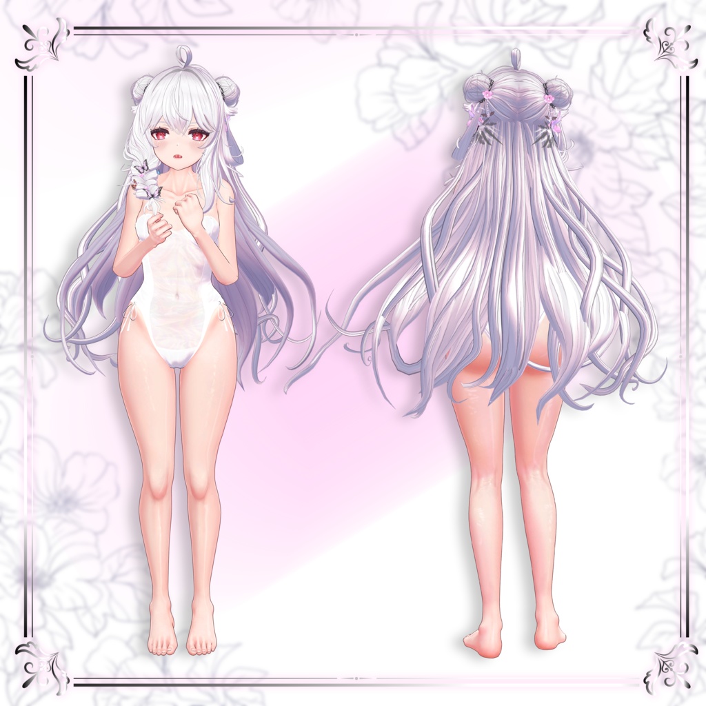 「しおん」オリジナル3Dモデル