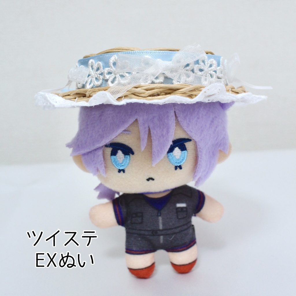 ぬい用 ❤︎ パステルリボンの麦わら帽子