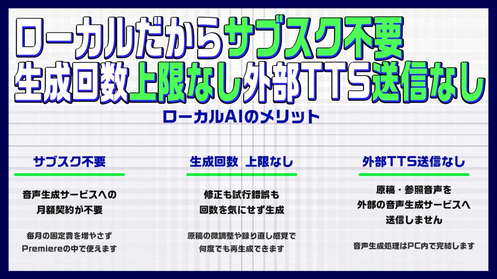 【無料】自分の声でAIナレーション生成・自動配置|Premiere Irodori