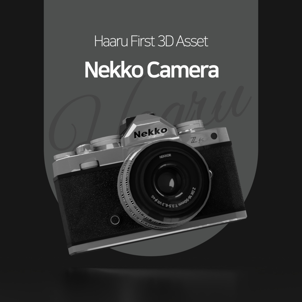 [無料3D] Nekkoカメラ / [Free] Camera 3D Asset
