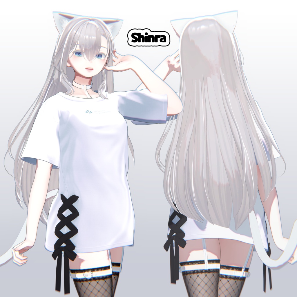 Long hair 【VRC Hair】【12アバター対応】