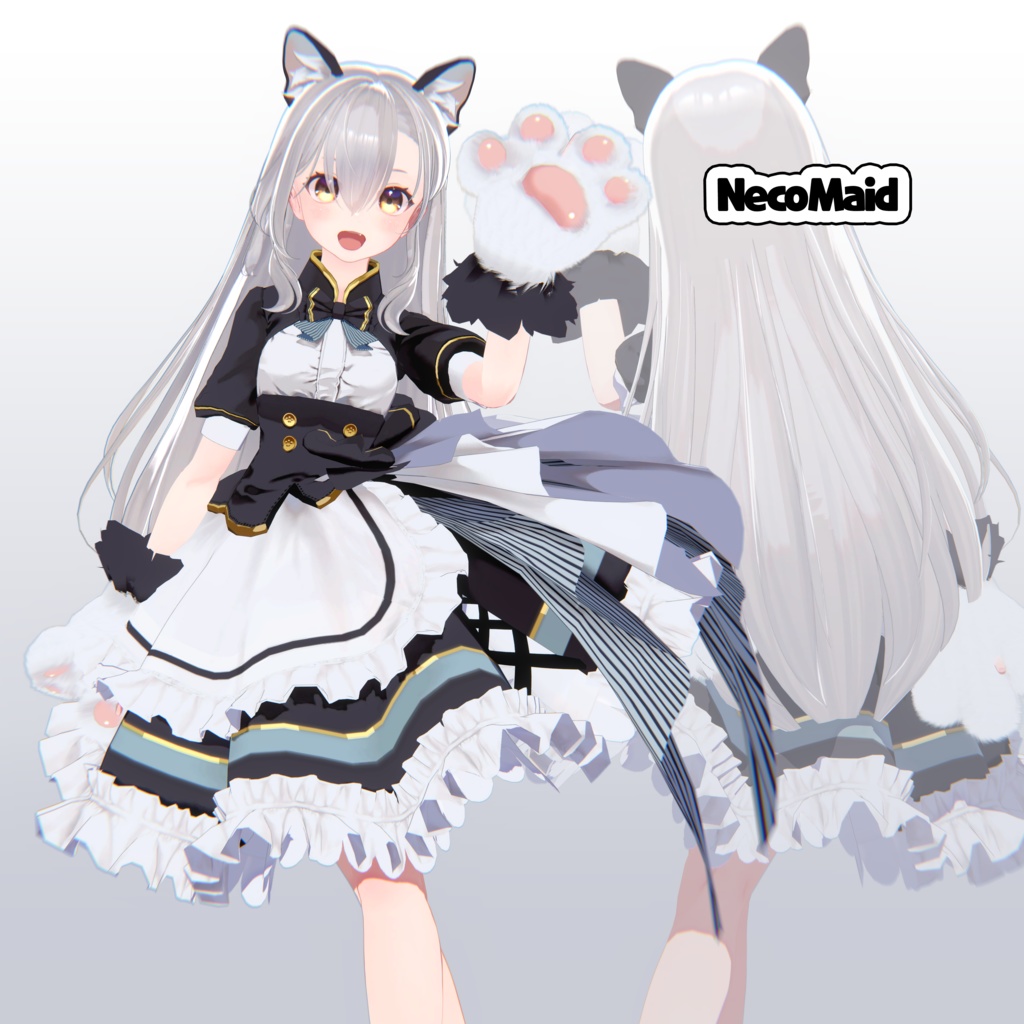 Long hair 【VRC Hair】【12アバター対応】