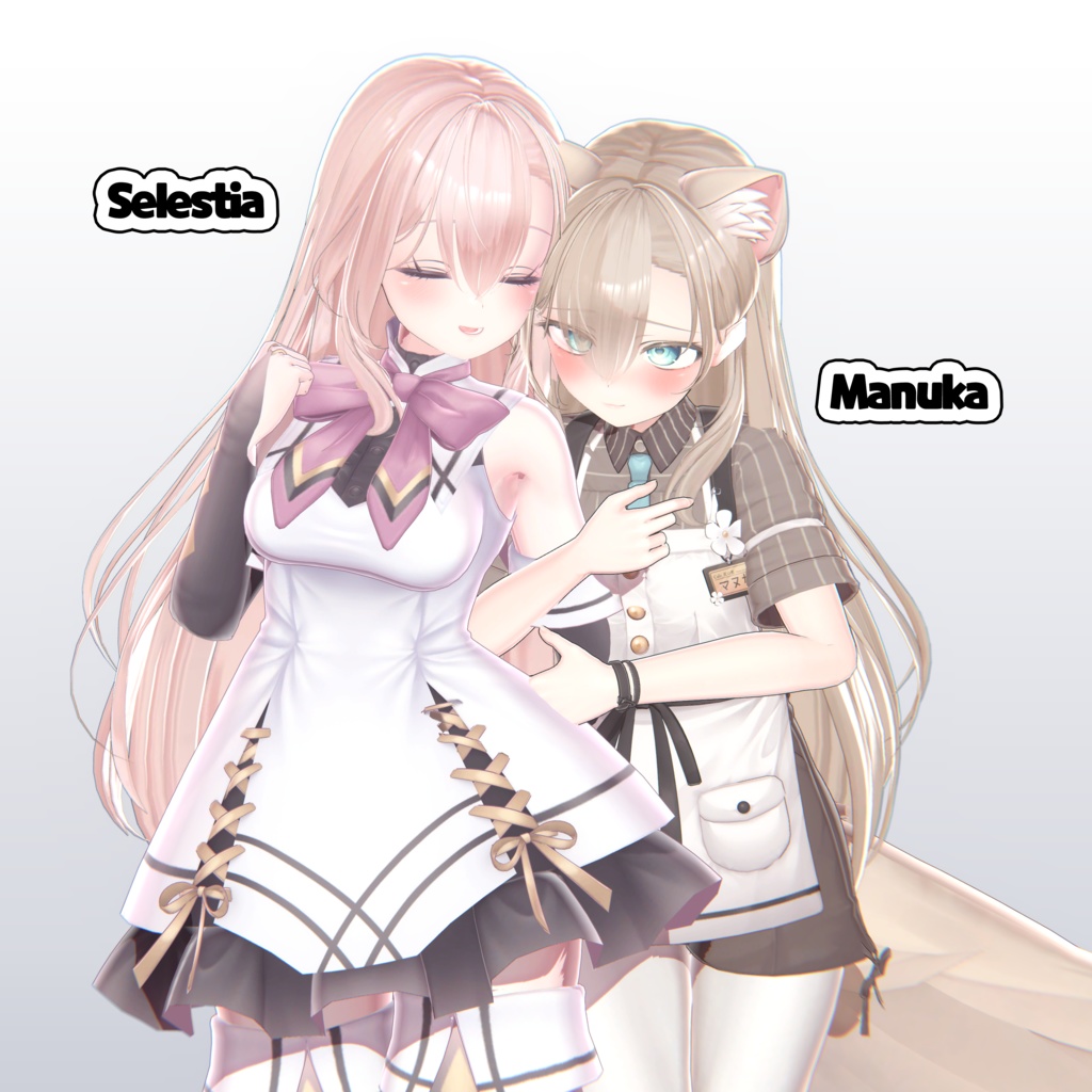 Long hair 【VRC Hair】【12アバター対応】