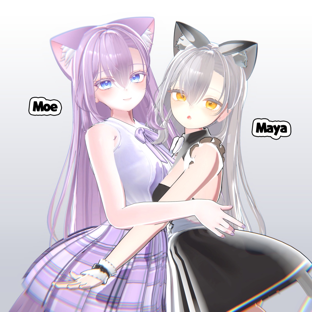 Long hair 【VRC Hair】【12アバター対応】