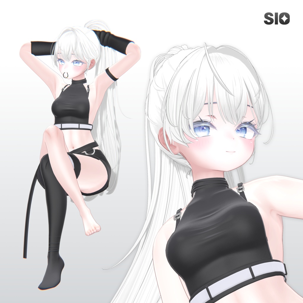 Pony hair 【VRC Hair】【14アバター対応】