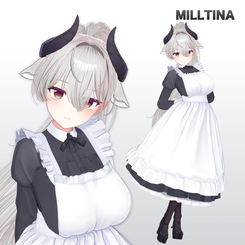 Pony hair 【VRC Hair】【14アバター対応】