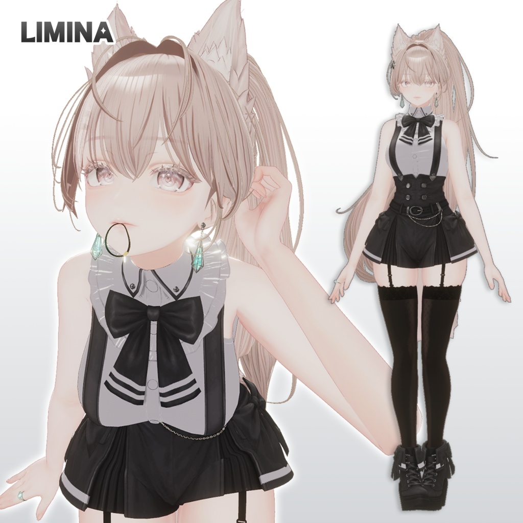 Pony hair 【VRC Hair】【15アバター対応】