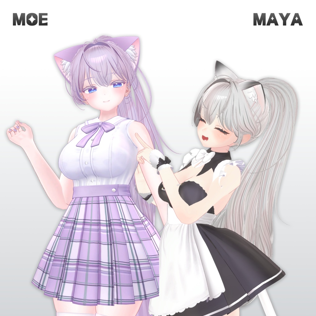 Pony hair 【VRC Hair】【14アバター対応】