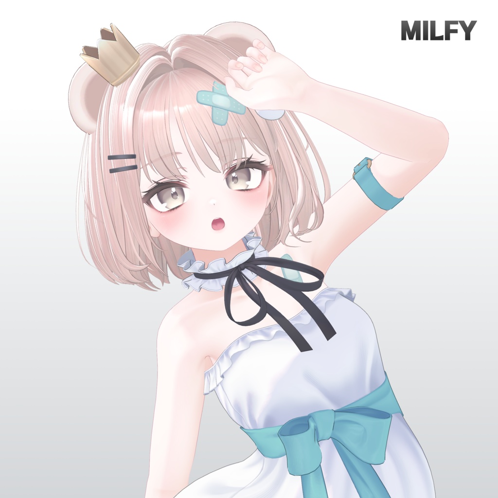 bobbed hair 【VRC Hair】【13アバター対応】