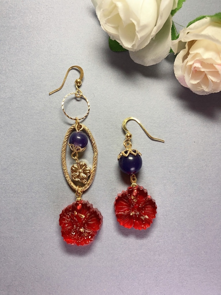 刀剣乱舞大倶利伽羅、鶴丸国永イメージピアス