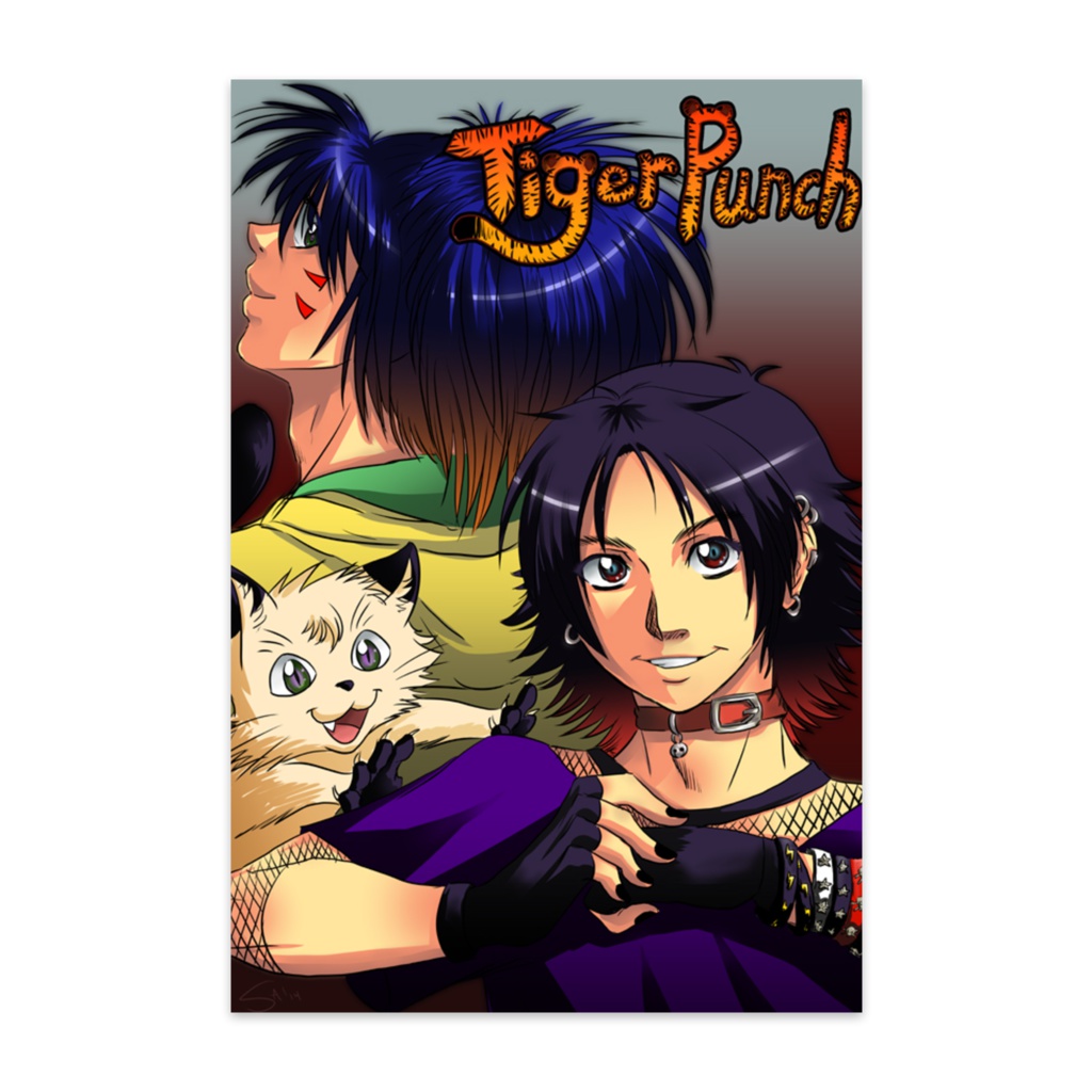 Tiger Punch - Original Postcard