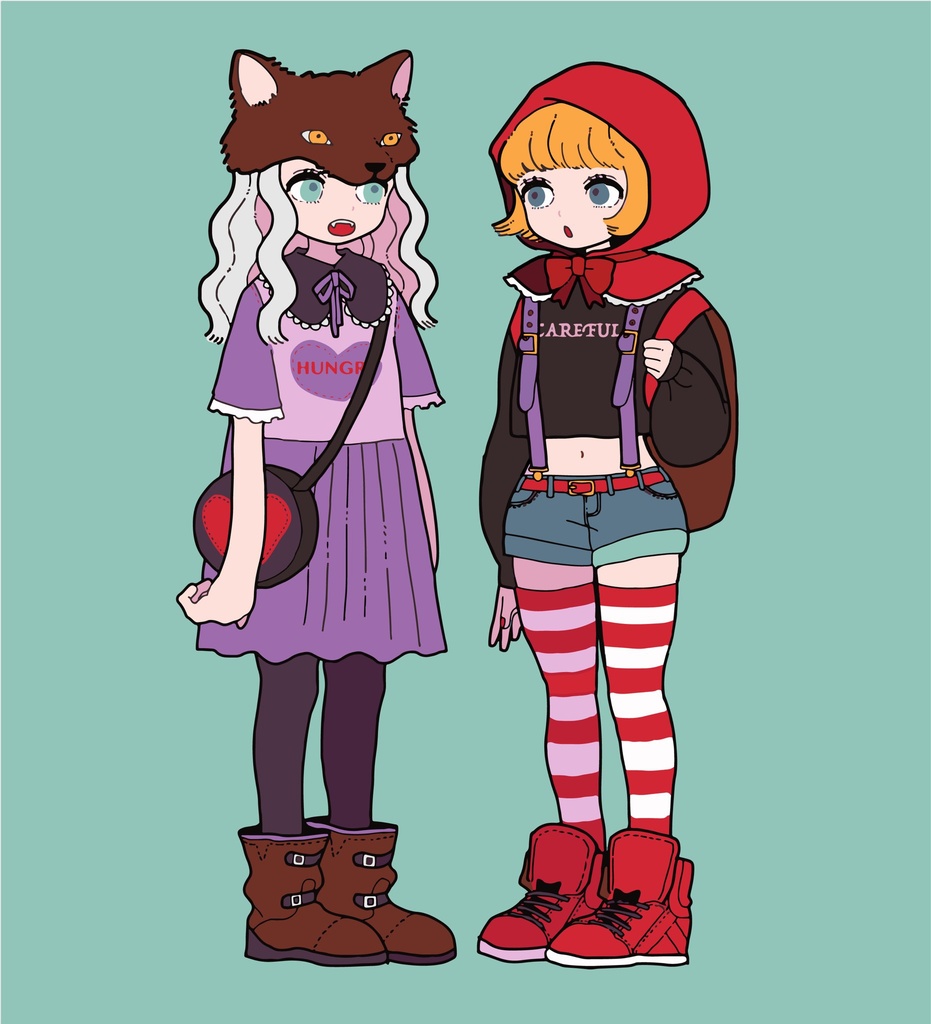 「赤ずきん」トートバッグ