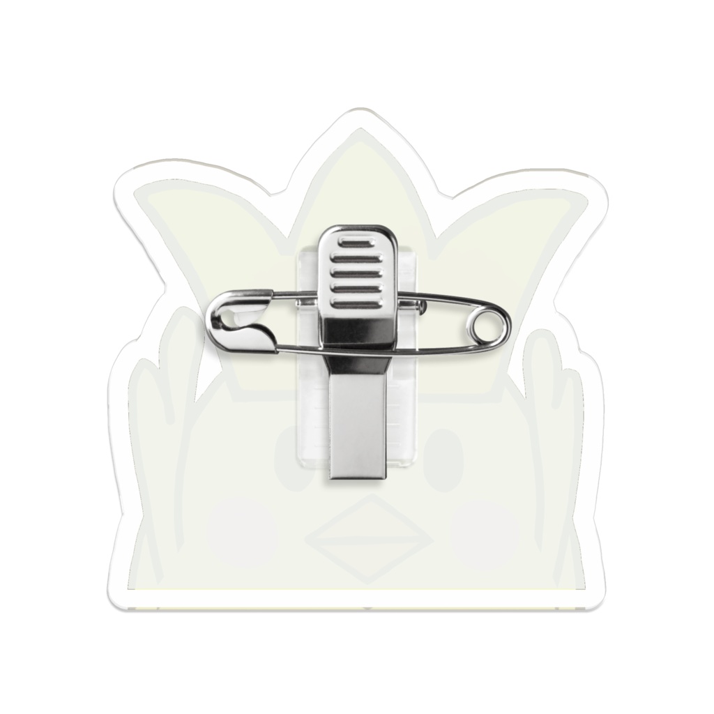 ひよこの王冠 アクリルバッジ