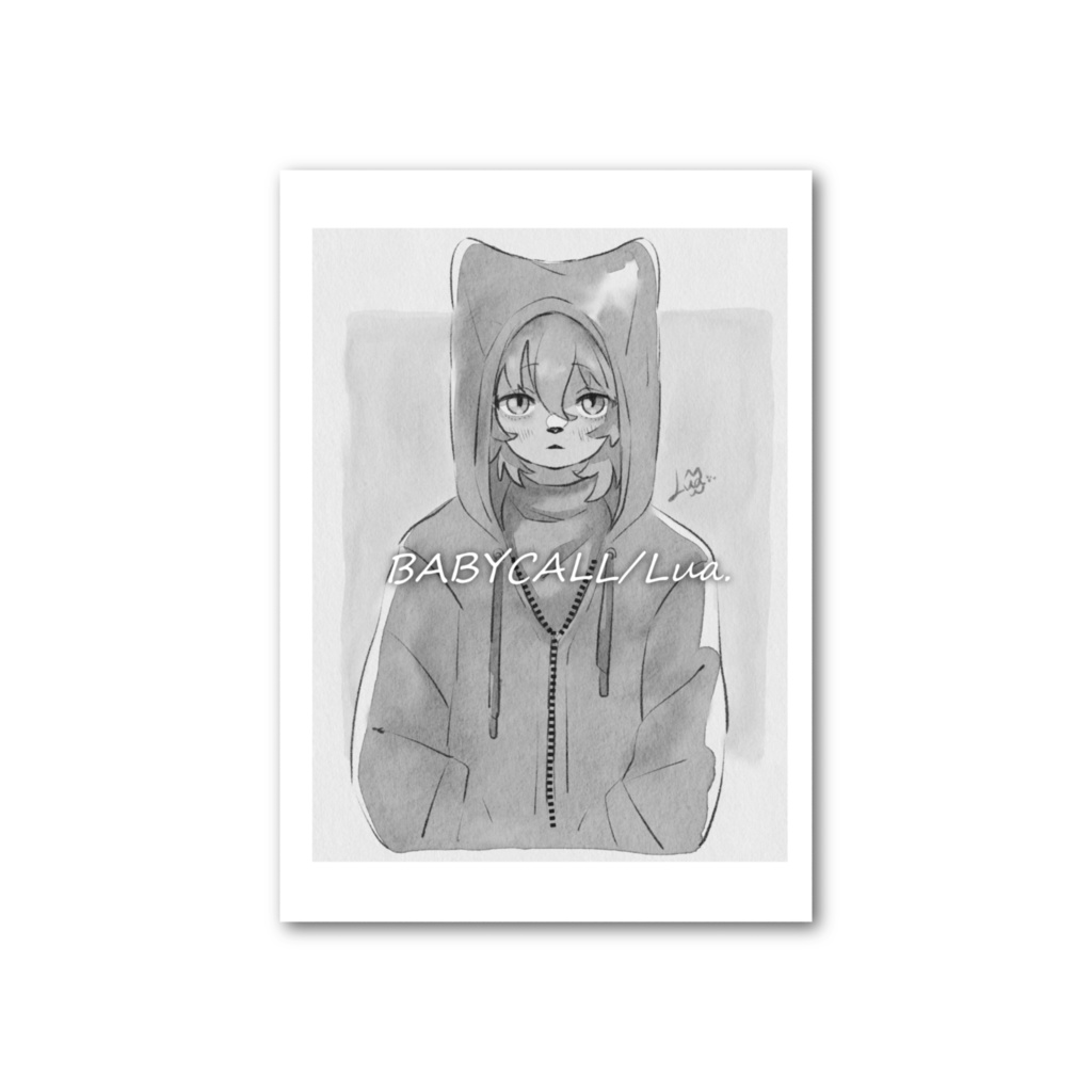 イラストカード【パーカーウィロウさん】