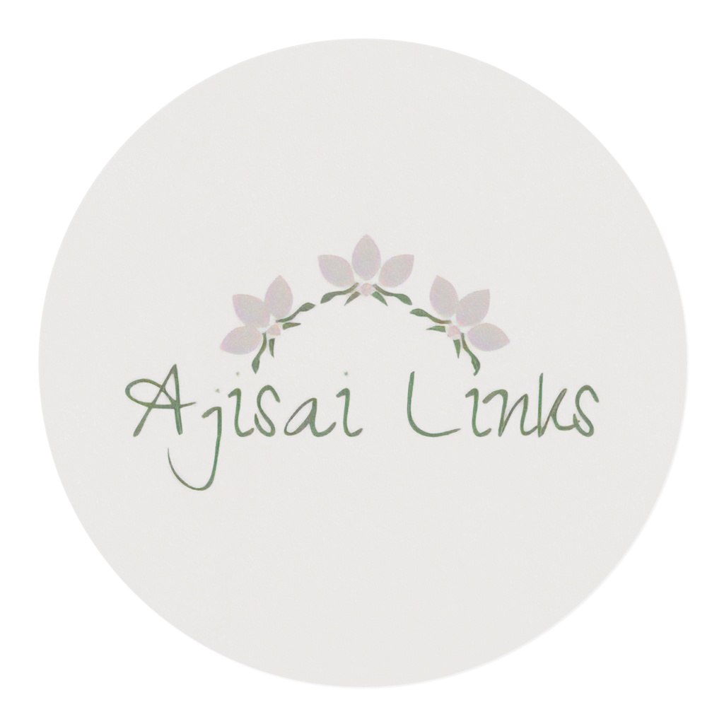 「Ajisai Links」ロゴ マスキングテープ