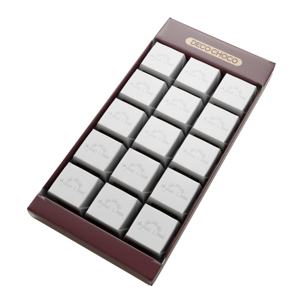 AjisaiLinksロゴチョコレート