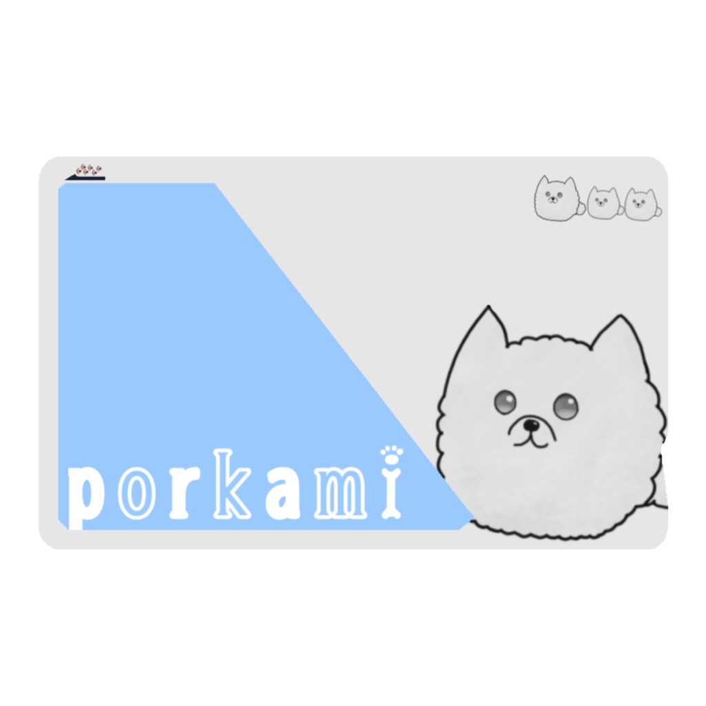 ぽーかみICカードステッカー