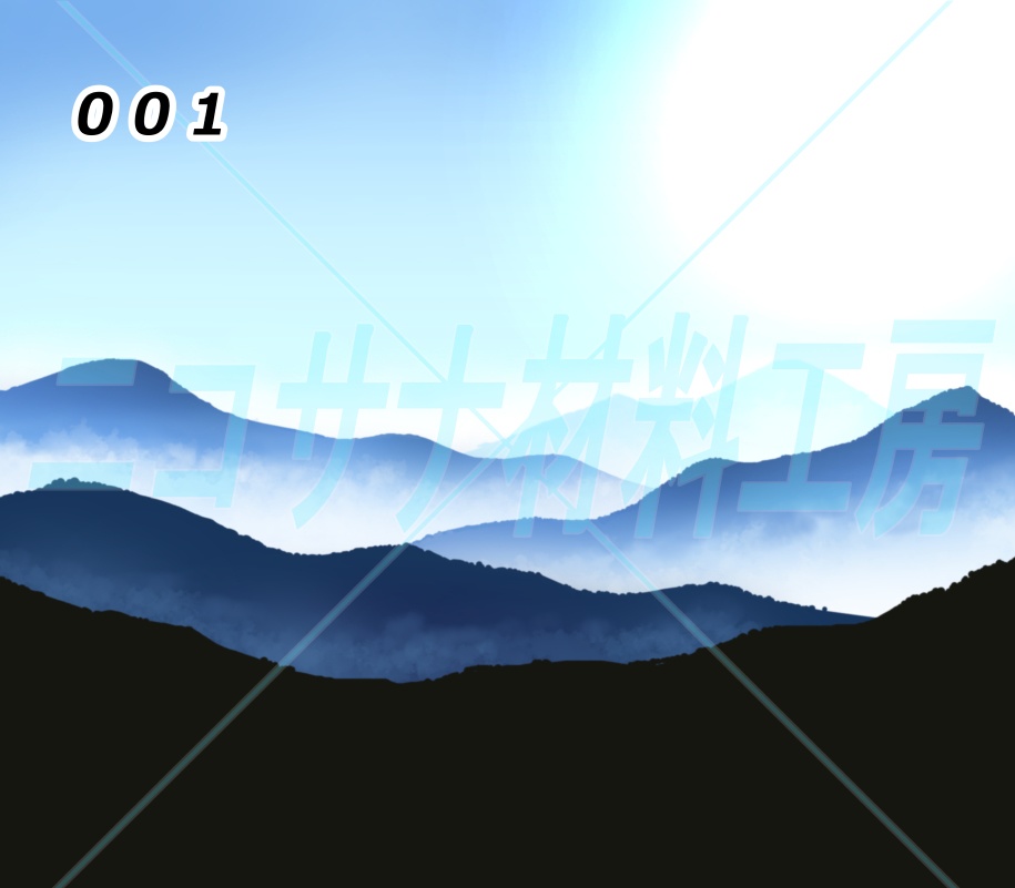 山の画像素材パック