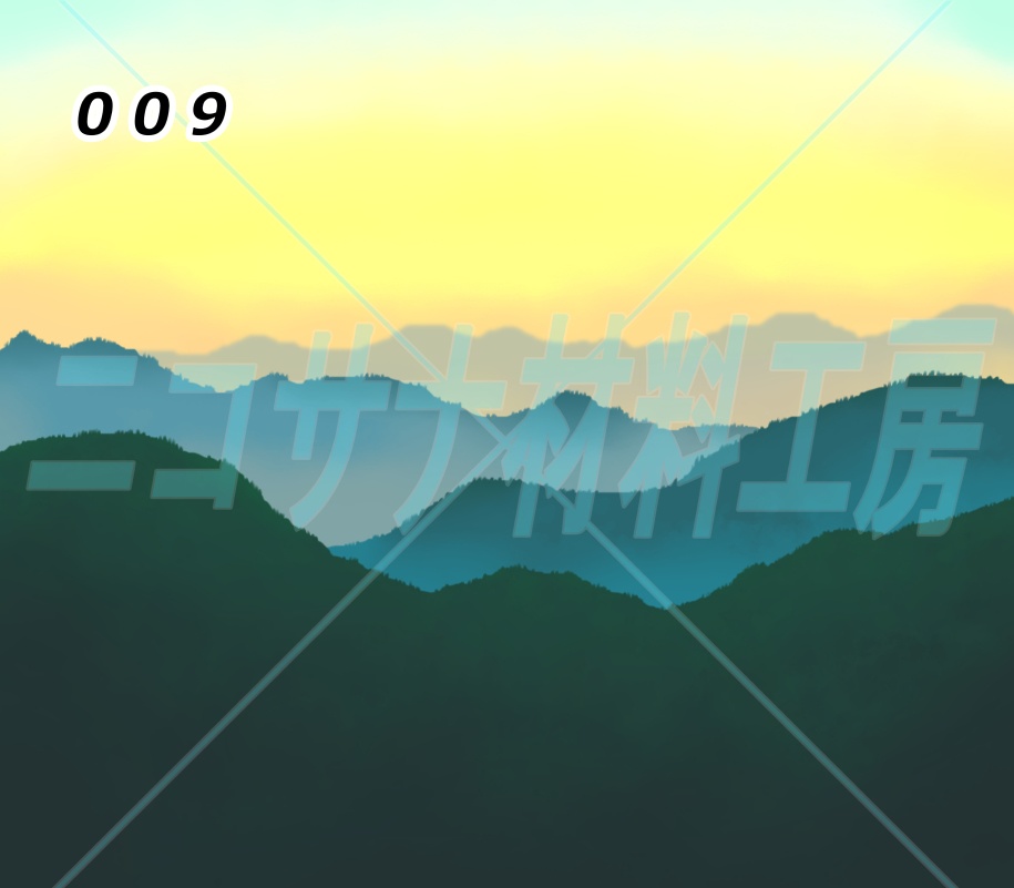 山の画像素材単品