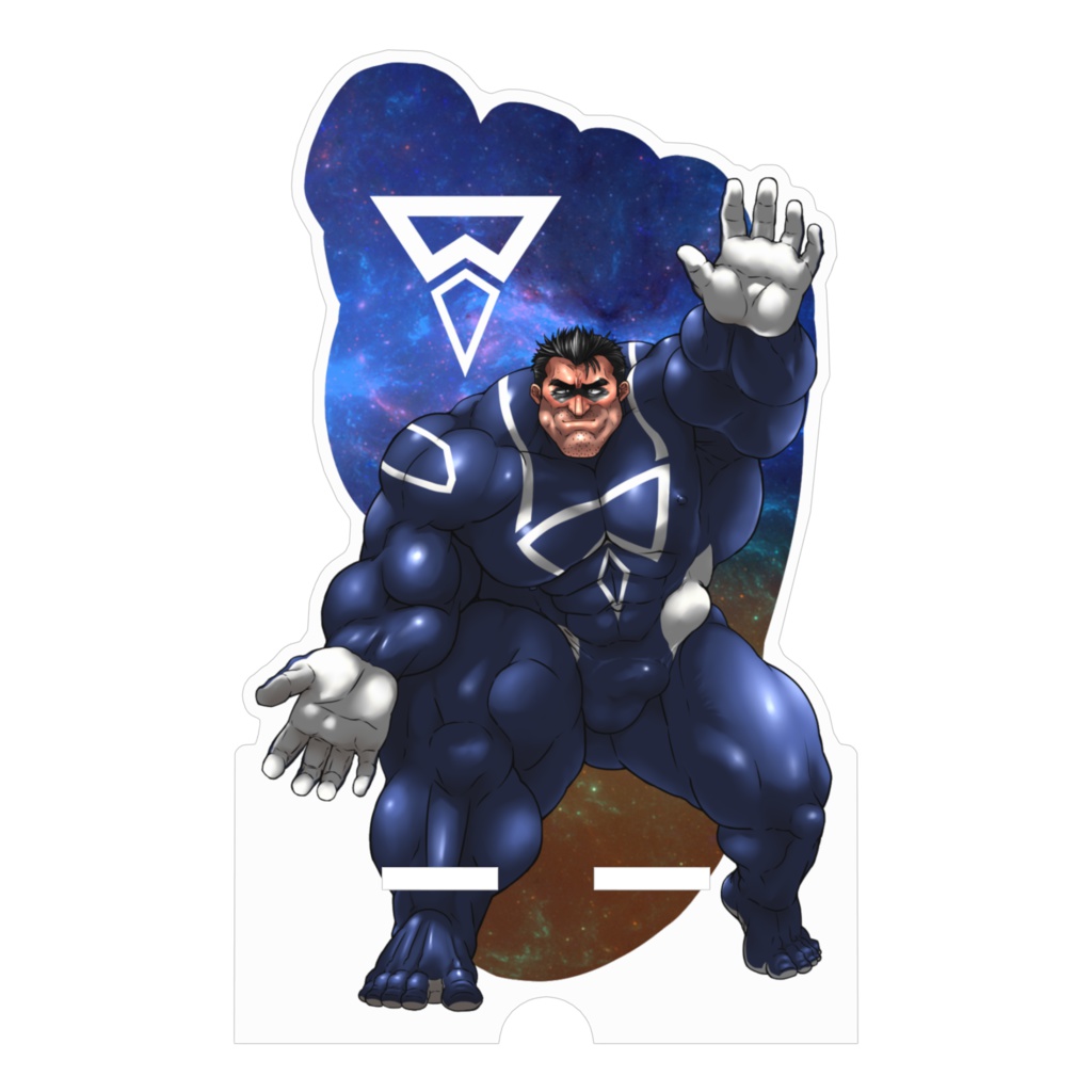 大山父ブルータイタン アクリルスマホスタンド