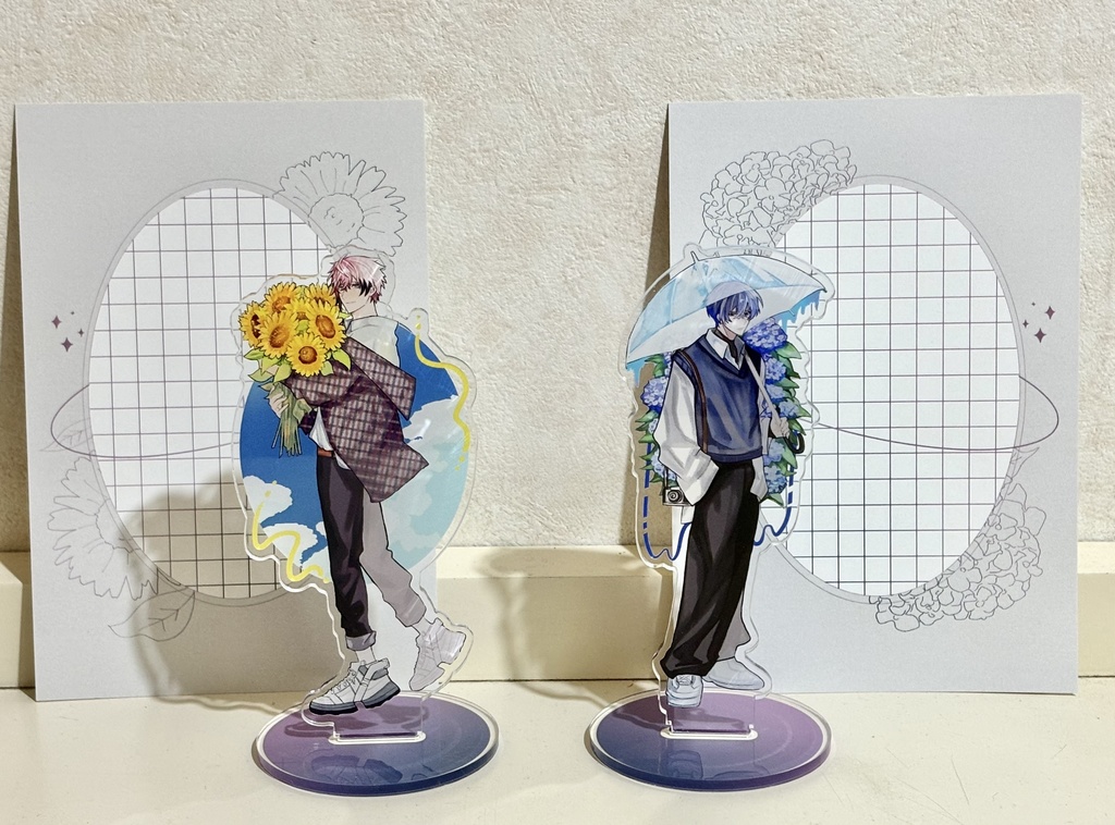 【新品・未開封】小柳ロウ　アクリルスタンドまとめ売り にじさんじ 極楽湯 RAKUSPA 等身 アクリルスタンド 小柳ロウ