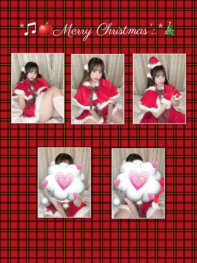 クリスマスチェキ 5枚セット