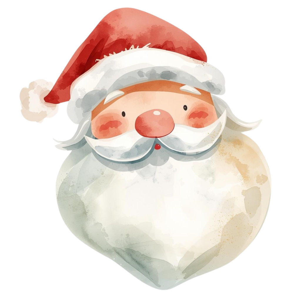 ほっこりクリスマスクリップアート 12種セット|サンタ&冬アイテム|PNG