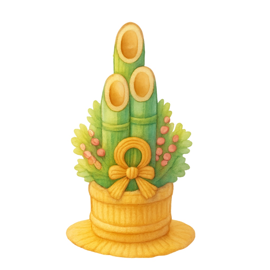 和風×かわいい水彩クリップアート13点|干支・縁起物のお正月イラスト素材セット(PNG背景透過)