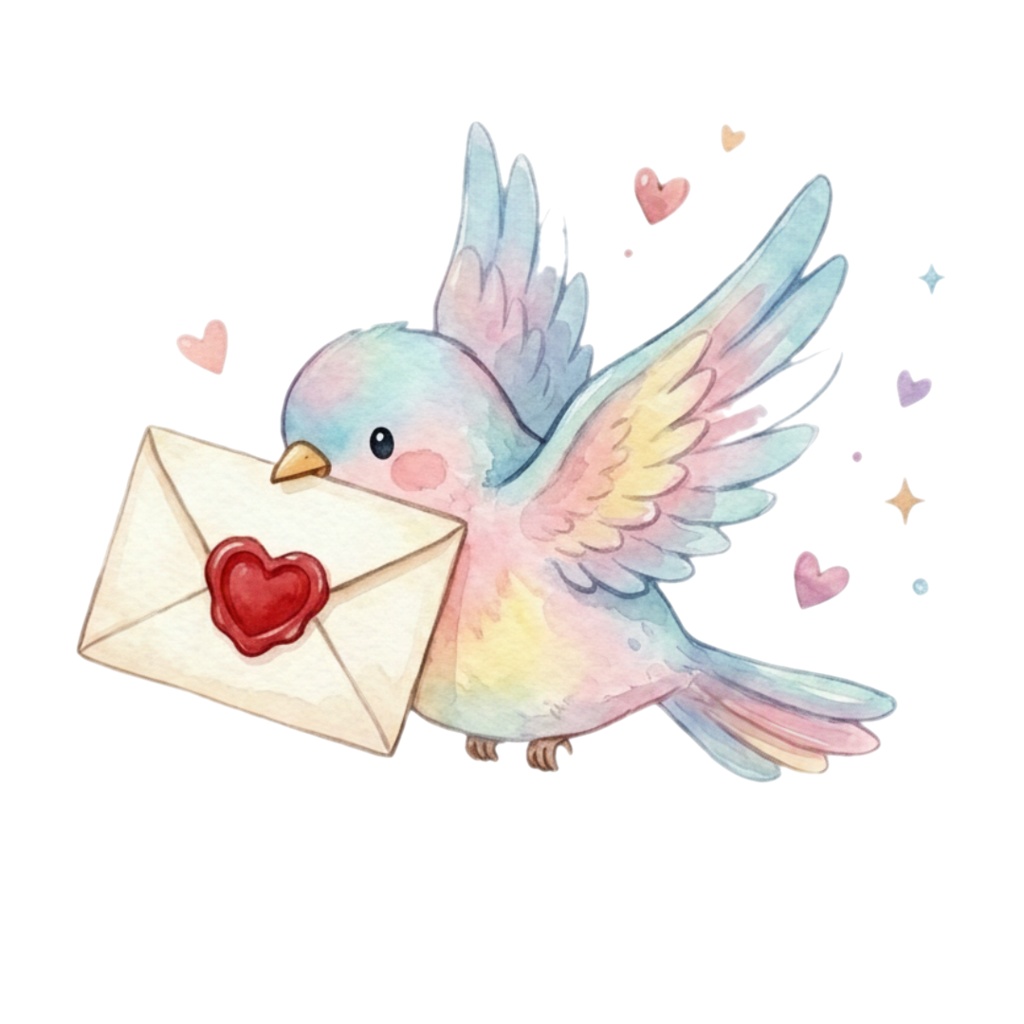 やさしいタッチのバレンタインクリップアート素材集 13点セット