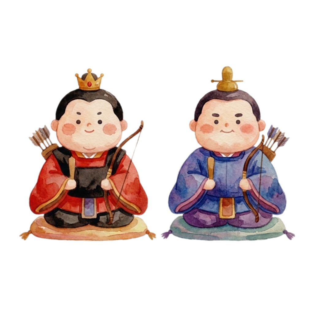 ふんわり可愛いひな祭り素材集。お雛様・縁起物クリップアートセット(透過PNG)