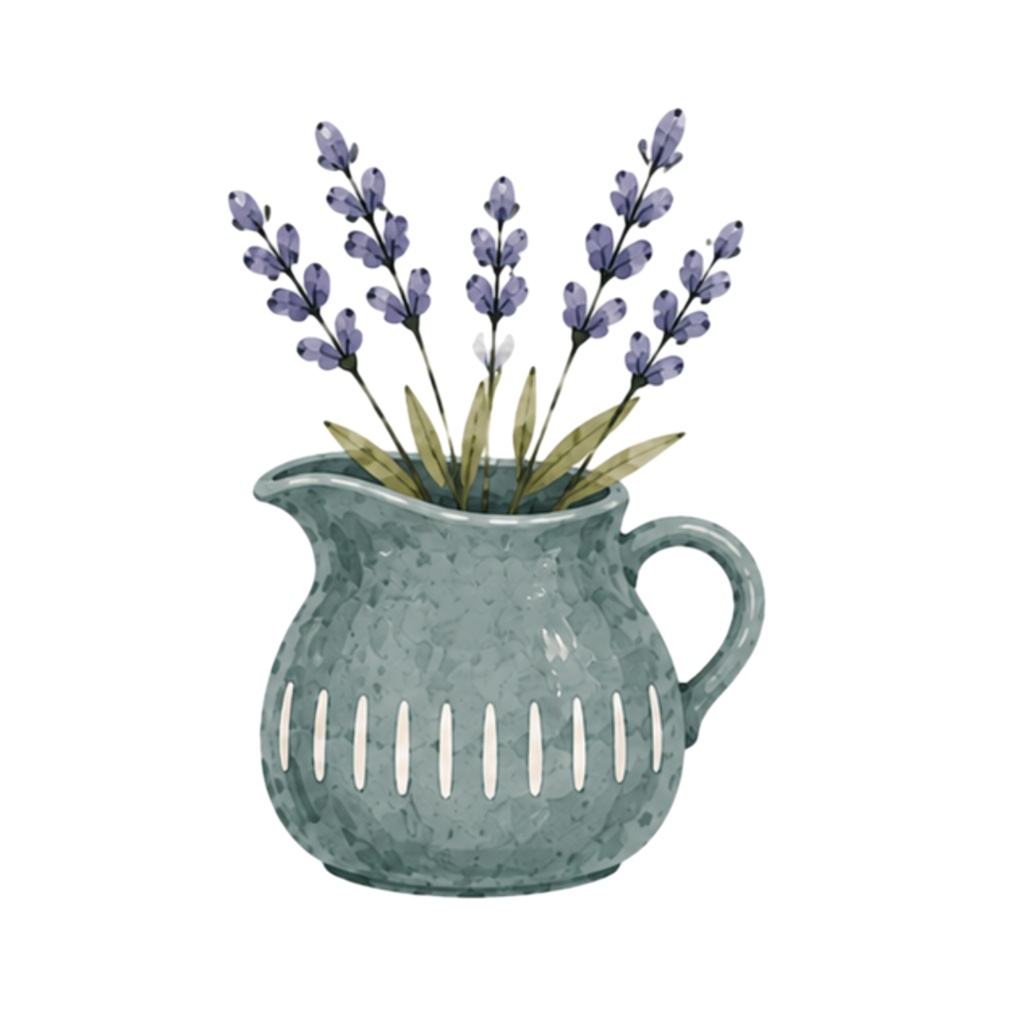 Nordic Flower Vases|Watercolor Clipart Collection(30点)